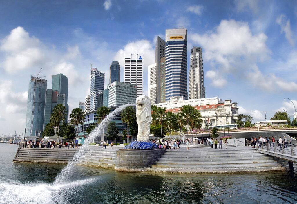 singapore, nature, merlion park